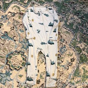 Kyte Baby Zip-Up Romper Harry Potter Print